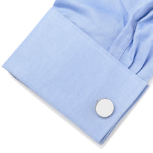Load image into Gallery viewer, Stainless Steel Engravable Classic Round Cufflinks