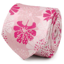 Load image into Gallery viewer, Pink Floral Men's Tie