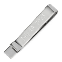 Load image into Gallery viewer, Wedding Title Engravable Tie Bar