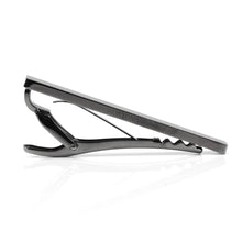 Load image into Gallery viewer, Stainless Steel Gunmetal Engravable Tie Clip