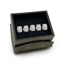 Load image into Gallery viewer, Sterling Silver Tartan Plaid 5-Studs