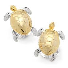Load image into Gallery viewer, Turtle Movement 3D Cufflinks
