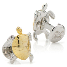 Load image into Gallery viewer, Turtle Movement 3D Cufflinks