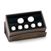 Load image into Gallery viewer, Sterling Silver Classic Formal Mother of Pearl 5-Stud Set