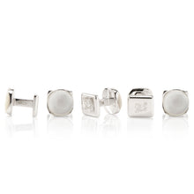 Load image into Gallery viewer, Sterling Silver Classic Formal Mother of Pearl 5-Studs