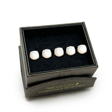 Load image into Gallery viewer, Sterling Silver Classic Formal Mother of Pearl 5-Studs