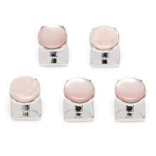 Load image into Gallery viewer, Sterling Silver Classic Formal Pink Mother of Pearl 5-Studs