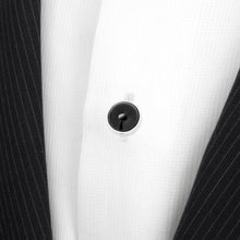 Load image into Gallery viewer, Sterling Silver Ribbed Onyx 5-Studs