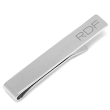 Load image into Gallery viewer, Sterling Silver Engravable Tie Bar