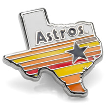 Load image into Gallery viewer, MLB Houston Astros Tequila Sunrise Lapel Pin