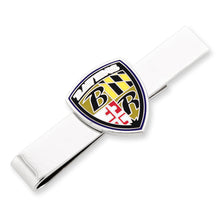 Load image into Gallery viewer, NFL Baltimore Ravens Cufflinks and Shield Tie Bar Gift Set