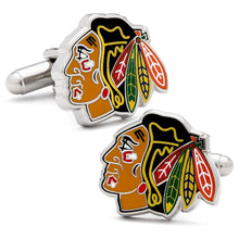 Load image into Gallery viewer, NHL Chicago Blackhawks Cufflinks