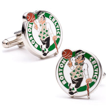 Load image into Gallery viewer, NBA Boston Celtics Cufflinks