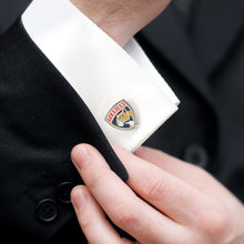 Load image into Gallery viewer, NHL Florida Panthers Shield Cufflinks