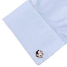 Load image into Gallery viewer, NCAA Florida State Seminole Head Cufflinks
