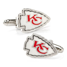 Load image into Gallery viewer, NFL Kansas City Chiefs Cufflinks
