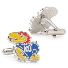 Load image into Gallery viewer, NCAA University of Kansas Jayhawks Cufflinks