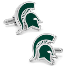 Load image into Gallery viewer, NCAA Michigan State Spartans Cufflinks
