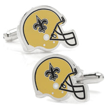 Load image into Gallery viewer, NFL New Orleans Saints Retro Helmet Cufflinks