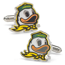 Load image into Gallery viewer, NCAA Oregon Ducks Mascot Cufflinks