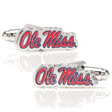 Load image into Gallery viewer, NCAA Ole Miss University Rebels Cufflinks