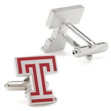 Load image into Gallery viewer, NCAA Temple University Owls Cufflinks