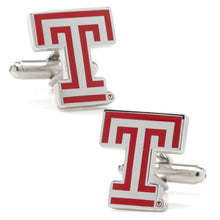 Load image into Gallery viewer, NCAA Temple University Owls Cufflinks