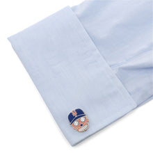 Load image into Gallery viewer, MLB New York Mets Sugar Skull Cufflinks