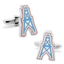 Load image into Gallery viewer, NFL Houston Oilers Vintage Cufflinks