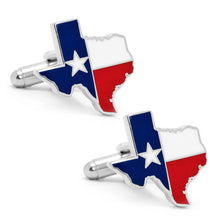Load image into Gallery viewer, Texas Flag Cufflinks