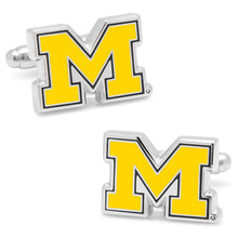 Load image into Gallery viewer, NCAA University of Michigan Wolverines Cufflinks