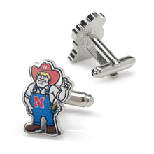 Load image into Gallery viewer, NCAA Nebraska Herbie Husker Mascot Cufflinks