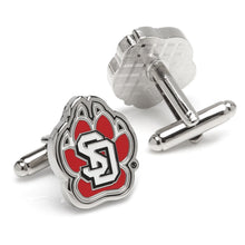 Load image into Gallery viewer, NCAA University of South Dakota Cufflinks