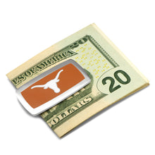 Load image into Gallery viewer, NCAA University of Texas Longhorns Cushion Money Clip
