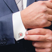 Load image into Gallery viewer, NCAA University of Utah Utes Cufflinks