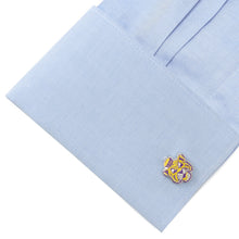 Load image into Gallery viewer, NCAA LSU Tigers Throwback Cufflinks