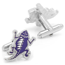 Load image into Gallery viewer, NCAA TCU Horned Frog Throwback Cufflinks