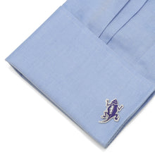 Load image into Gallery viewer, NCAA TCU Horned Frog Throwback Cufflinks