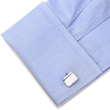 Load image into Gallery viewer, Sterling Rectangular Engravable Cufflinks