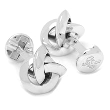 Load image into Gallery viewer, Sterling Silver Knot Cufflinks
