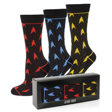 Load image into Gallery viewer, Star Trek 3 Pair Sock Gift Set