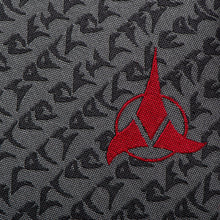 Load image into Gallery viewer, Star Trek Klingon Gray Men's Tie