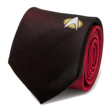 Load image into Gallery viewer, Star Trek TNG Shield Red Ombre Men's Tie