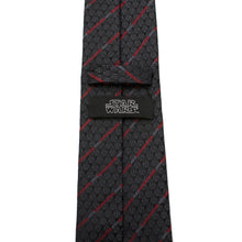 Load image into Gallery viewer, Star Wars Darth Vader LIGHTSABER Black and Red Striped Tie