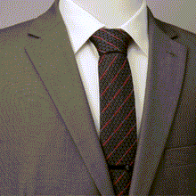 Load image into Gallery viewer, Star Wars Darth Vader LIGHTSABER Black and Red Striped Tie