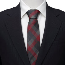 Load image into Gallery viewer, Star Wars Darth Vader Black and Red Plaid Tie