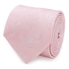 Load image into Gallery viewer, Star Wars Darth Vader Pink Paisley Silk Tie