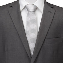 Load image into Gallery viewer, Star Wars Millennium Falcon White and Gray Checkered Tie