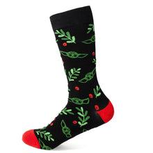 Load image into Gallery viewer, Star Wars Mandalorian Grogu Holiday Dress Socks and Lapel Pin Gift Set