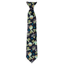 Load image into Gallery viewer, Mando Grogu Navy Boy's Tie